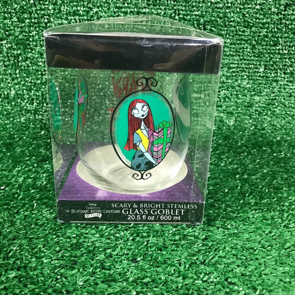 Disney Jack, Sally & ZeroGlass Goblet